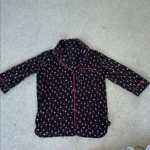 Silk Anne Taylor Sleep Pajama Top